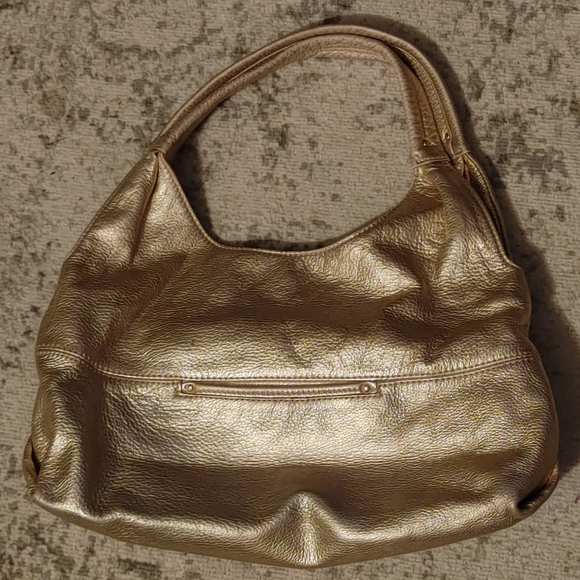 Michael Kors Fulton Gold Large Hobo Shoulder Bag - Picture 7 of 10